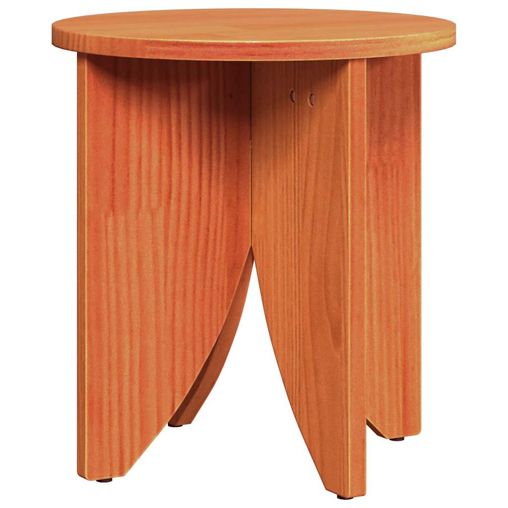 Table basse 2 pcs Marron cire 41,5 x 41,5 x 44 cm - XIOS