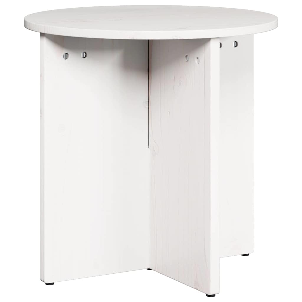 Table basse 2 pcs Blanc 41,5 x 41,5 x 41 cm Bois massif en pin - XIOS