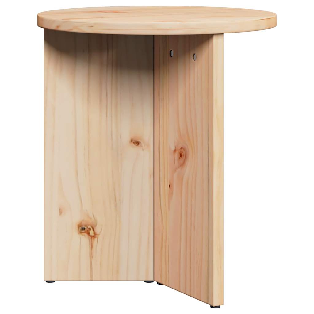 Table basse 2 pcs Naturel 49 x 49 x 28 cm Bois de pin massif - XIOS