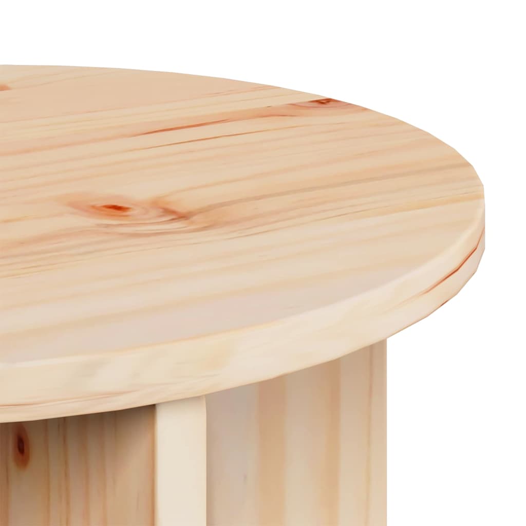 Table basse 2 pcs Naturel Bois de pin massif - XIOS