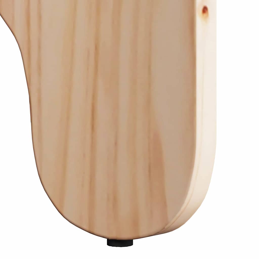 Table basse 2 pcs Naturel Bois de pin massif - XIOS
