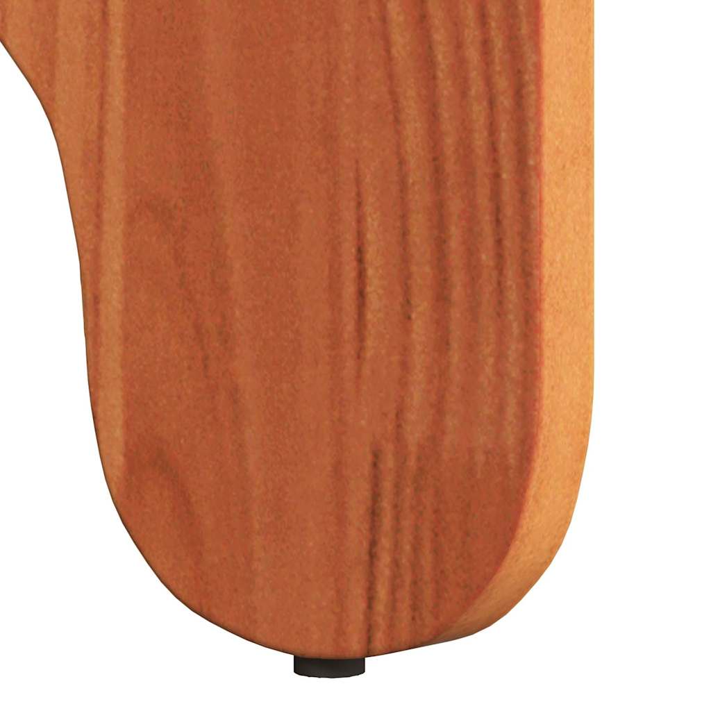 Table basse 2 pcs Brun cire Bois de pin massif - XIOS