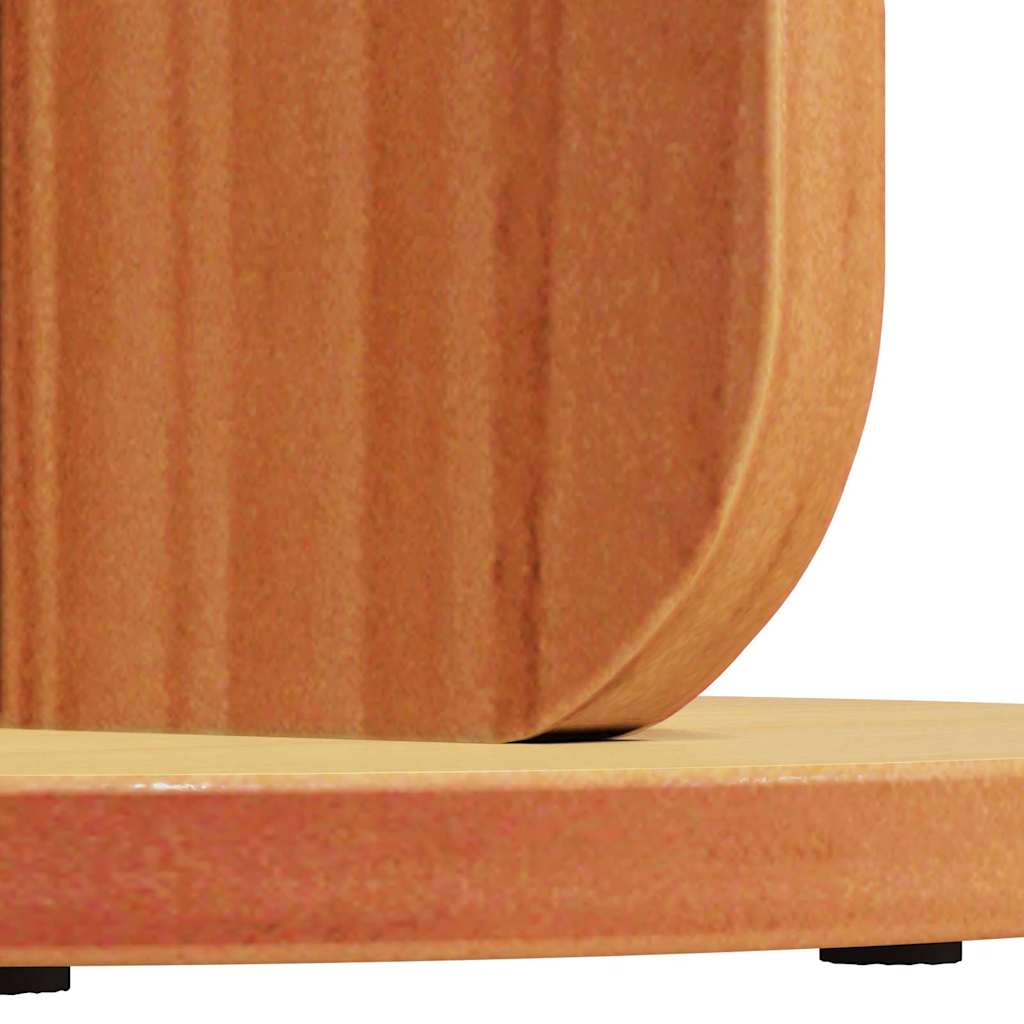 Table d'appoint Marron cire 39.5 x 39.5 x 53.5 cm - XIOS