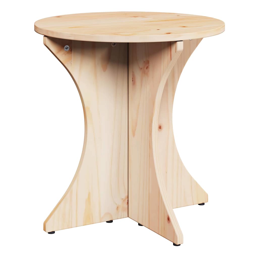 Table basse 2 pcs Naturel 46 x 46 x 47 cm Bois massif en pin - XIOS
