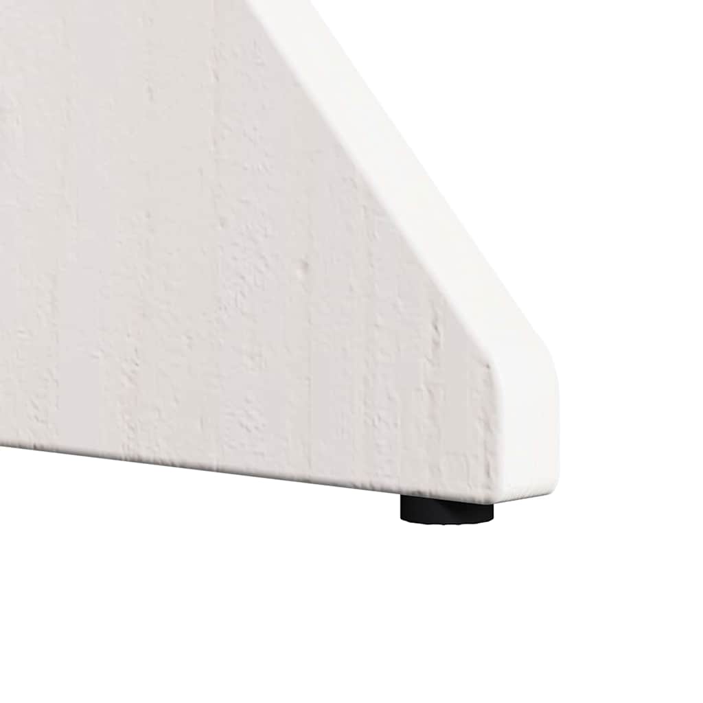 Table basse 2 pcs Blanc Bois massif en pin - XIOS