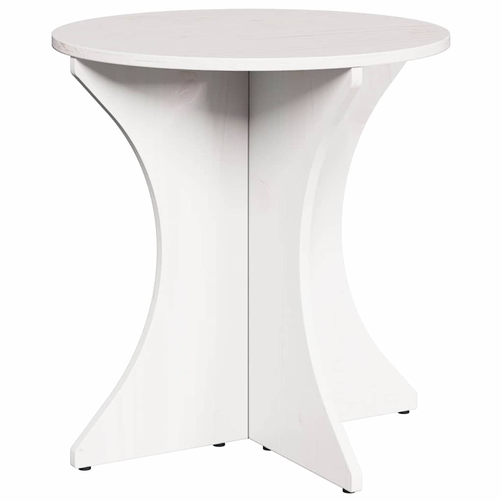 Table basse 2 pcs Blanc Bois massif en pin - XIOS