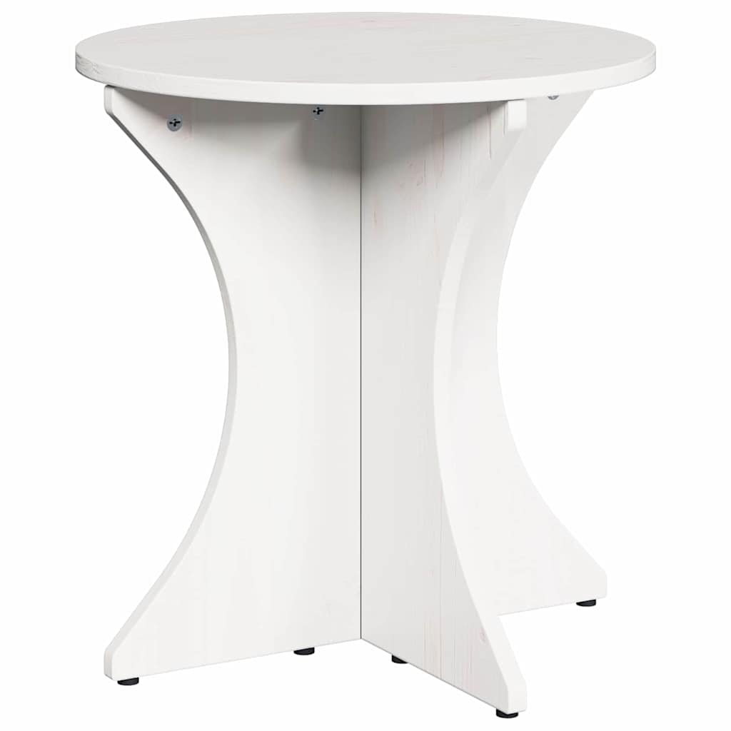 Table basse 2 pcs Blanc Bois massif en pin - XIOS