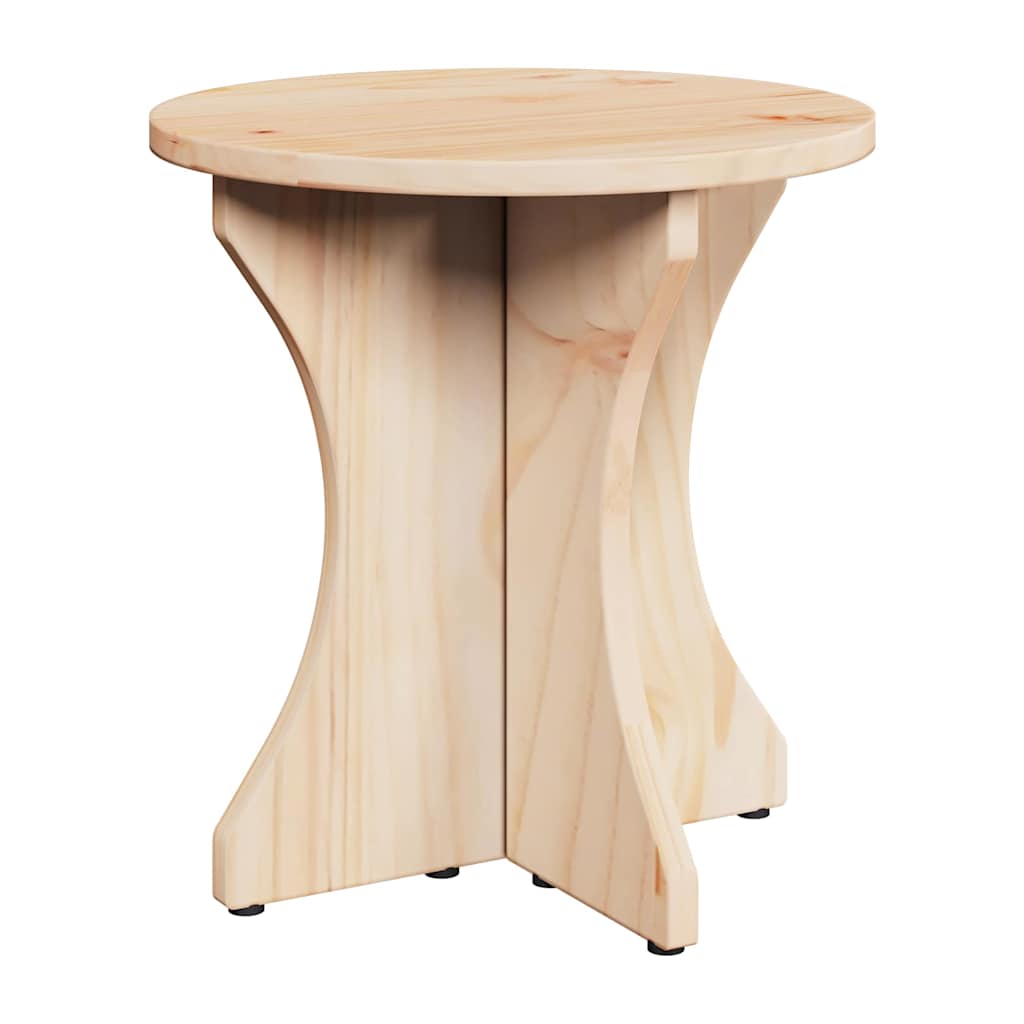 Table basse 3 pcs Naturel 46 x 46 x 47 cm Bois massif en pin - XIOS