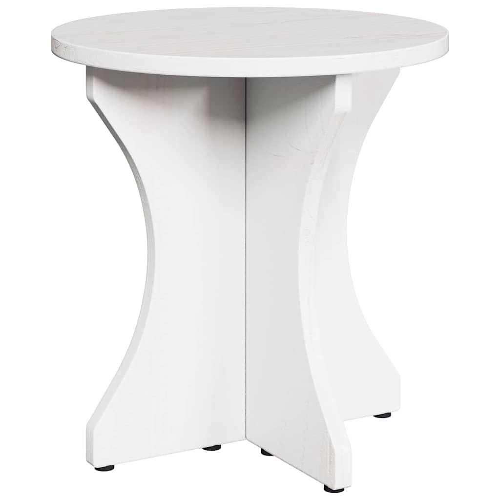 Table basse 3 pcs Blanc 46 x 46 x 47 cm Bois massif en pin - XIOS