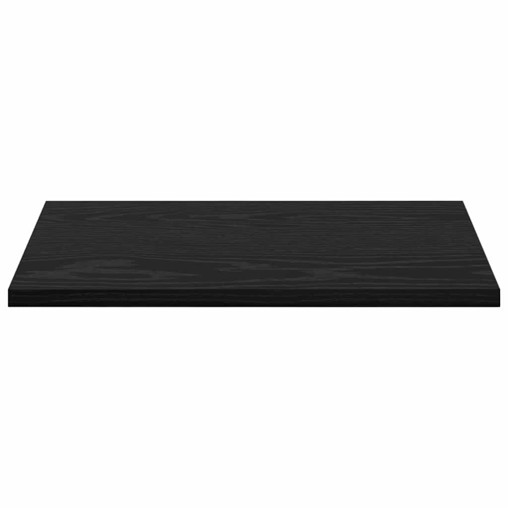 Étagère à livres 4 pcs Noir 40 x 30 x 1.5 cm Bois d'ingénierie - XIOS