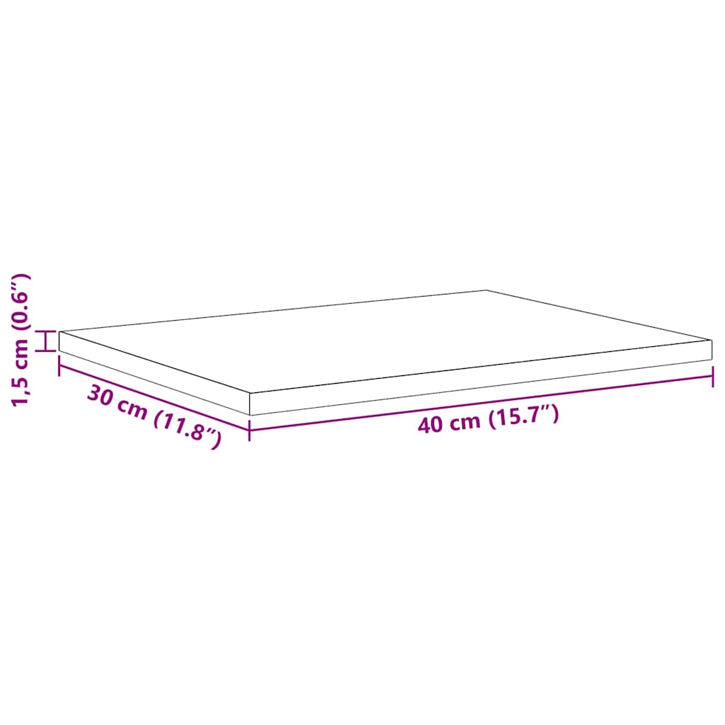 Étagère à livres 4 pcs Noir 40 x 30 x 1.5 cm Bois d'ingénierie - XIOS