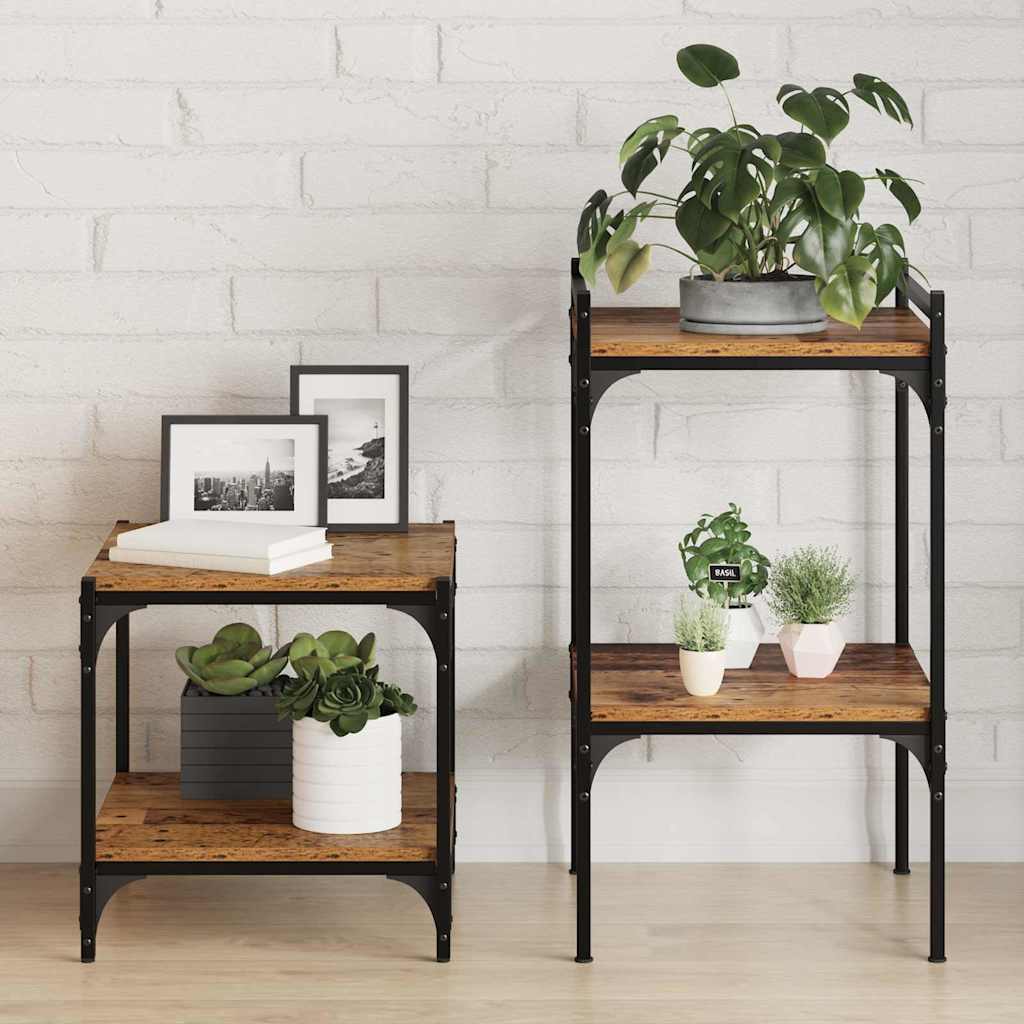 Étagère à livres 4 pcs Marron 40 x 40 x 1.5 cm - XIOS