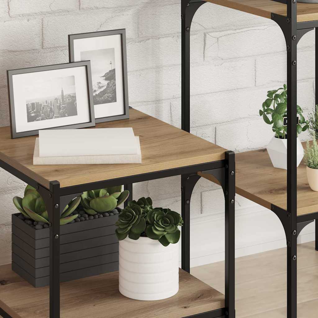 Étagère à livres 4 pcs Marron 40 x 40 x 1.5 cm - XIOS