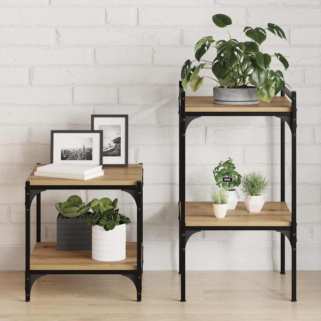 Étagère à livres 4 pcs Marron 40 x 40 x 1.5 cm - XIOS