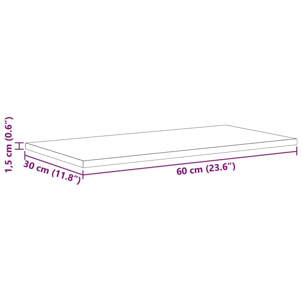 Étagère à livres 4 pcs Noir 60 x 30 x 1.5 cm Bois d'ingénierie - XIOS