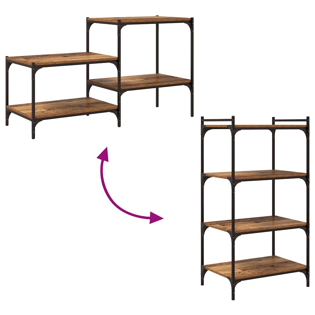 Étagère à livres 4 pcs Marron 60 x 40 x 1.5 cm - XIOS