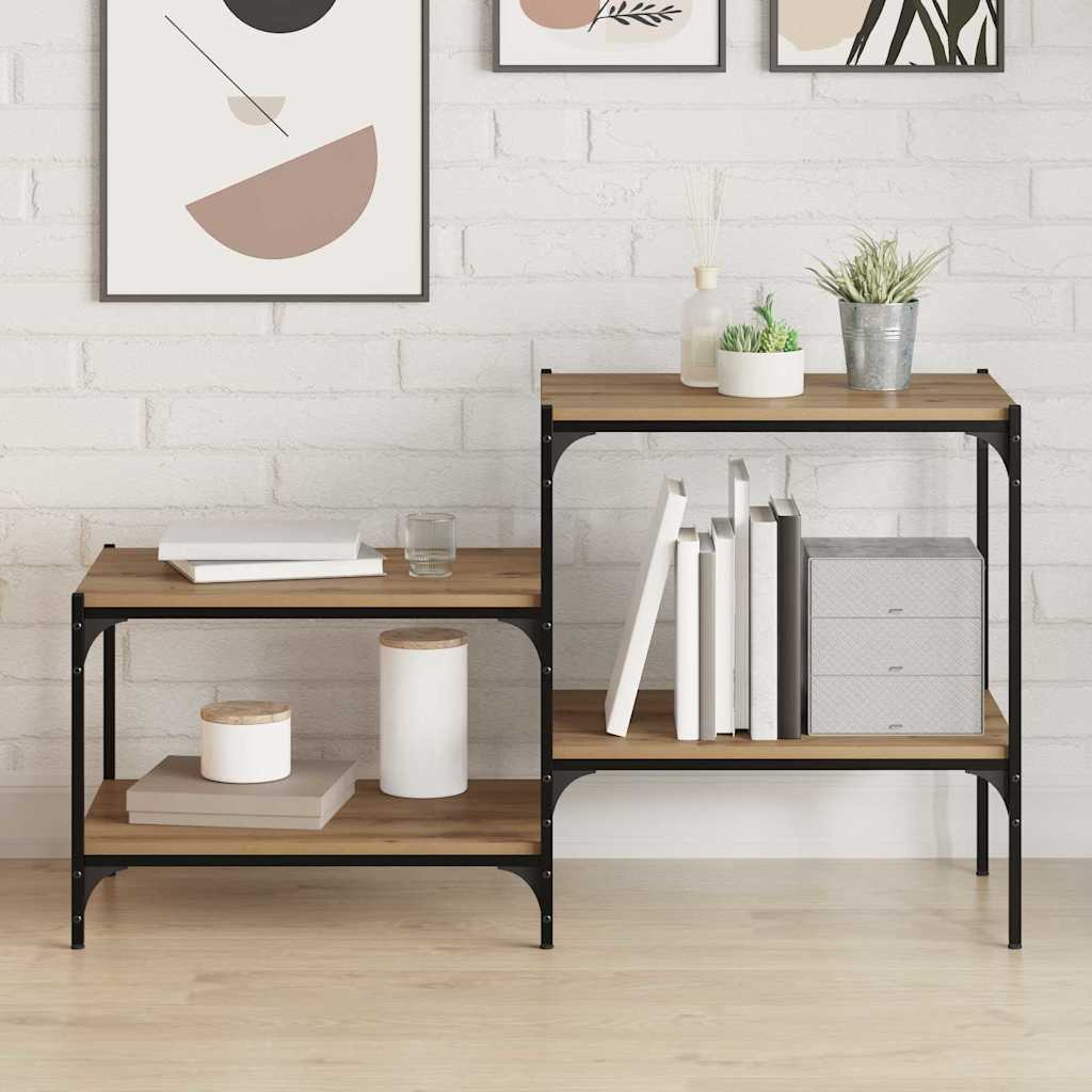 Étagère à livres 4 pcs Marron 60 x 40 x 1.5 cm - XIOS