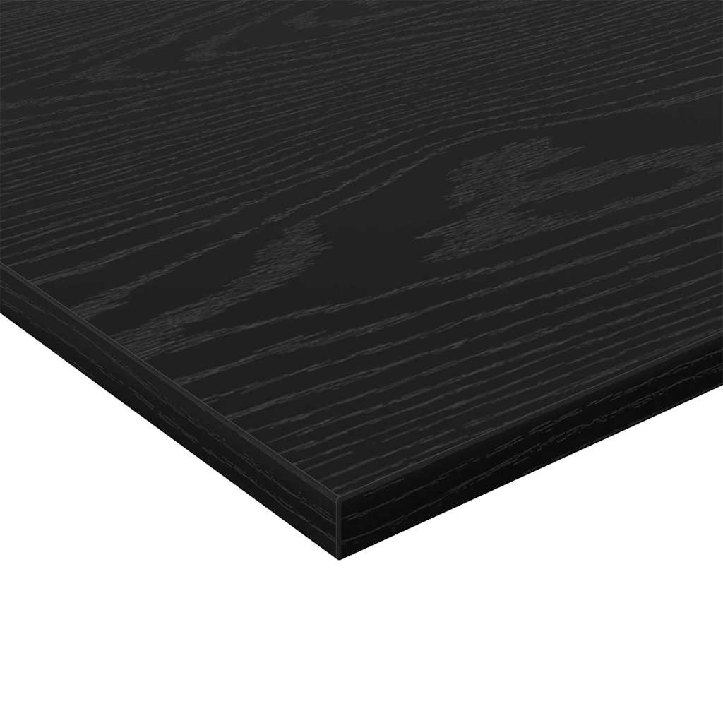 Étagère à livres 4 pcs Noir 80 x 40 x 1,5 cm Bois d'ingénierie - XIOS
