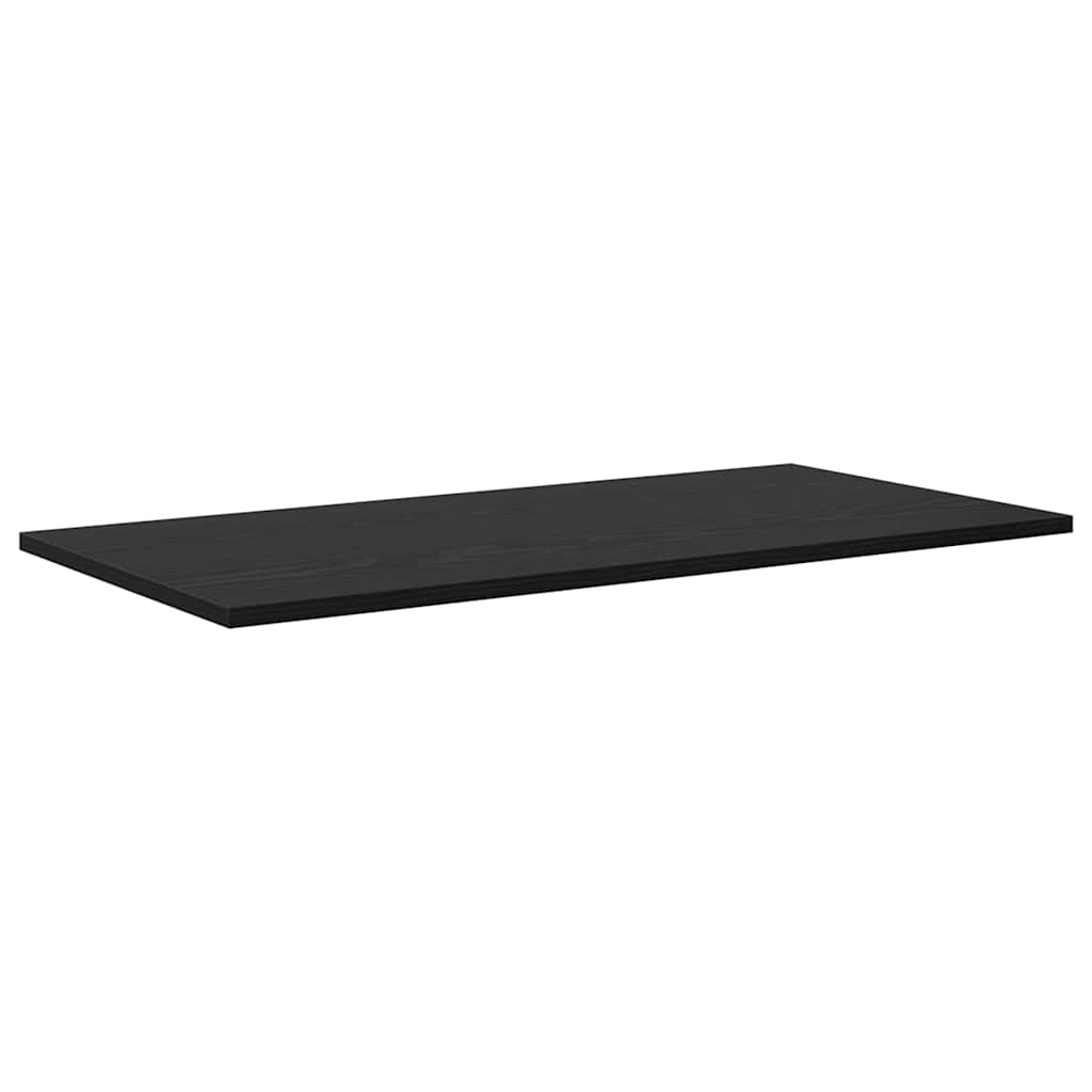 Étagère à livres 4 pcs Noir 80 x 40 x 1,5 cm Bois d'ingénierie - XIOS