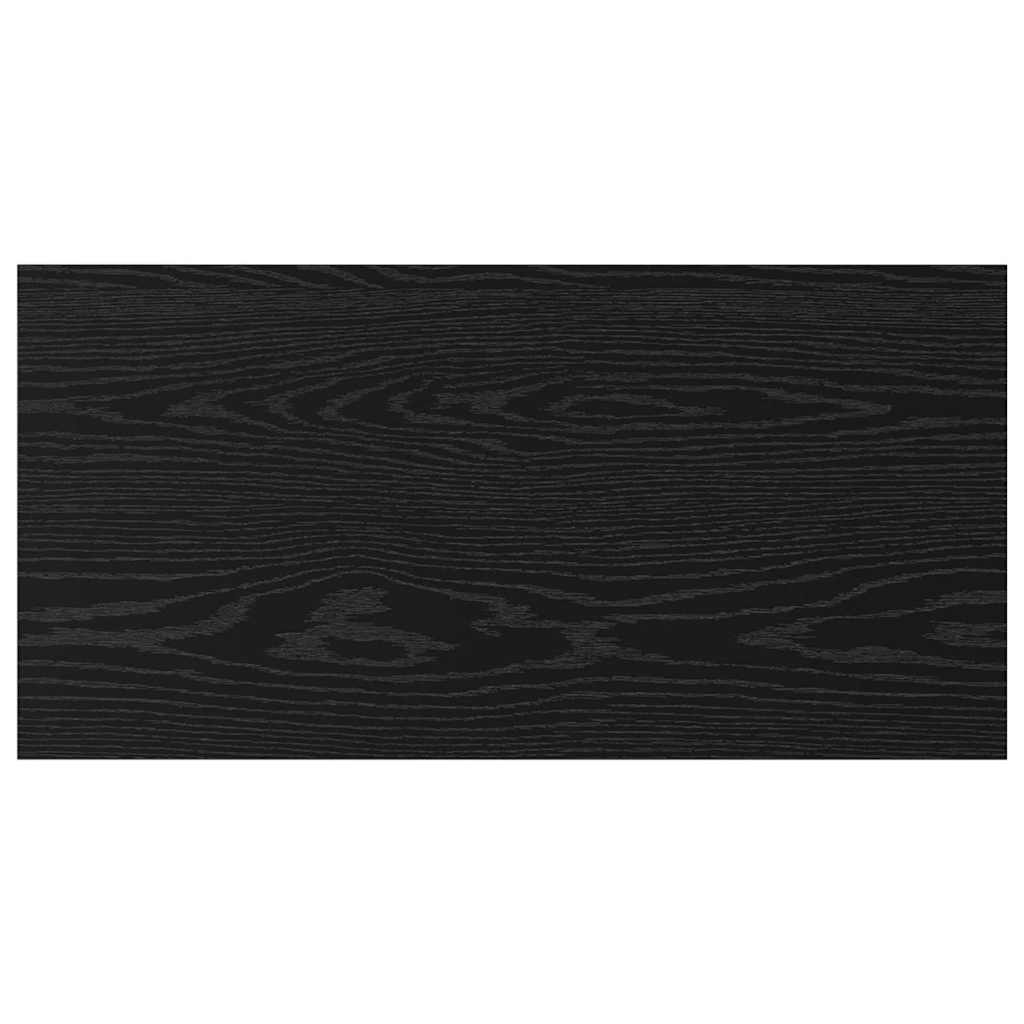 Étagère à livres 4 pcs Noir 80 x 40 x 1,5 cm Bois d'ingénierie - XIOS