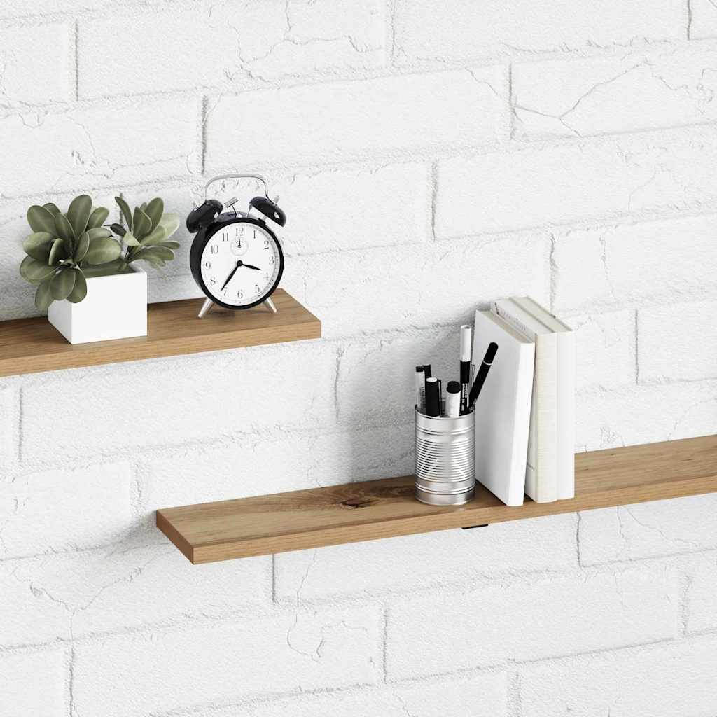 Étagère à livres 4 pcs Marron 100 x 10 x 1.5 cm - XIOS