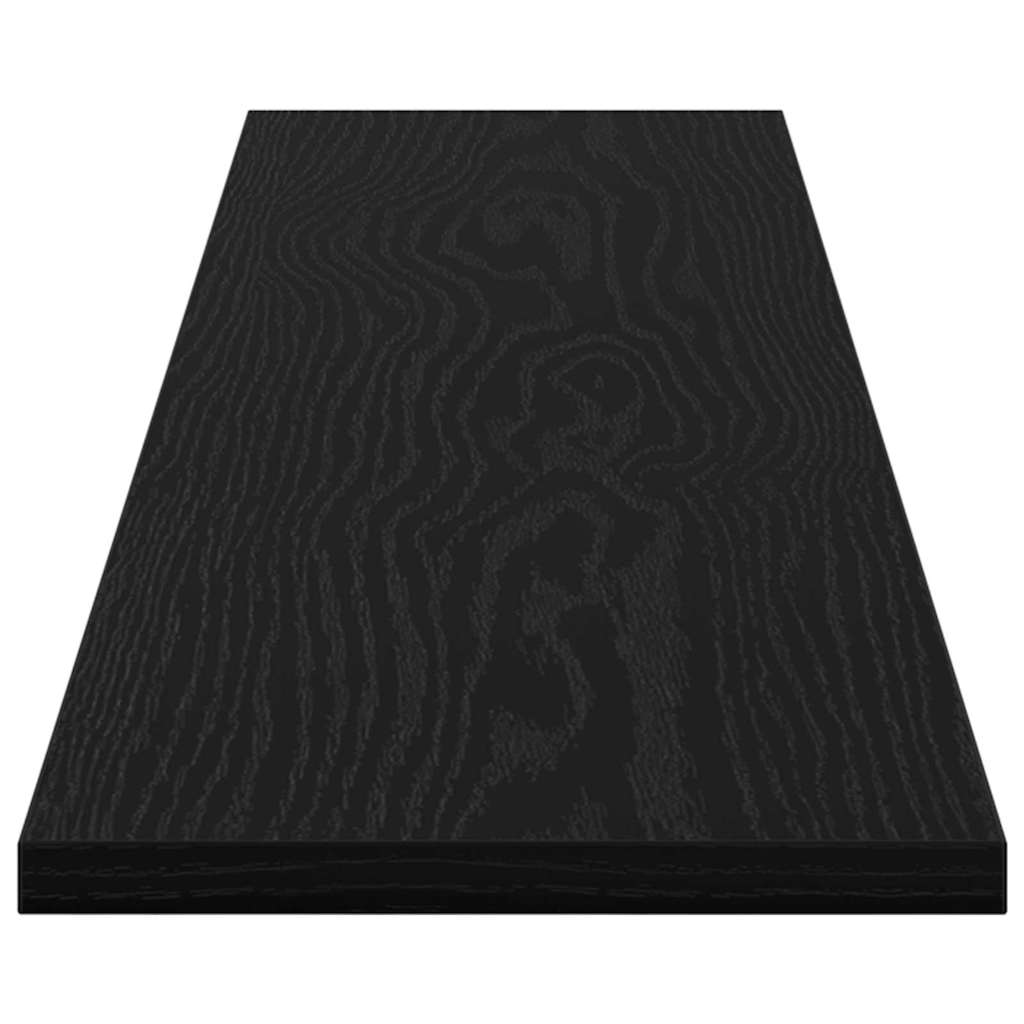 Étagère à livres 4 pcs Noir 100 x 20 x 1.5 cm Bois d'ingénierie - XIOS