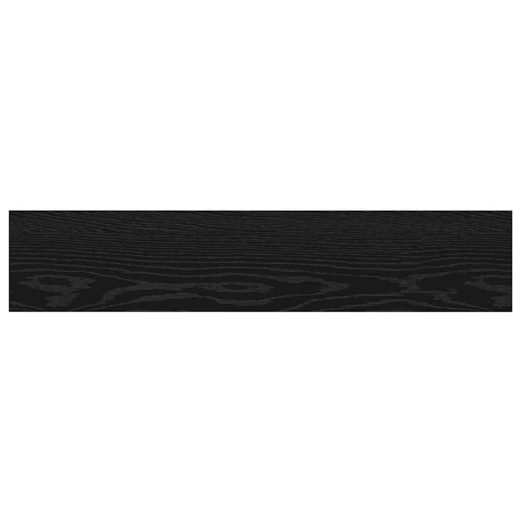 Étagère à livres 3 niveaux 4 pc 100 x 20 x 1,5 cm Noir - XIOS