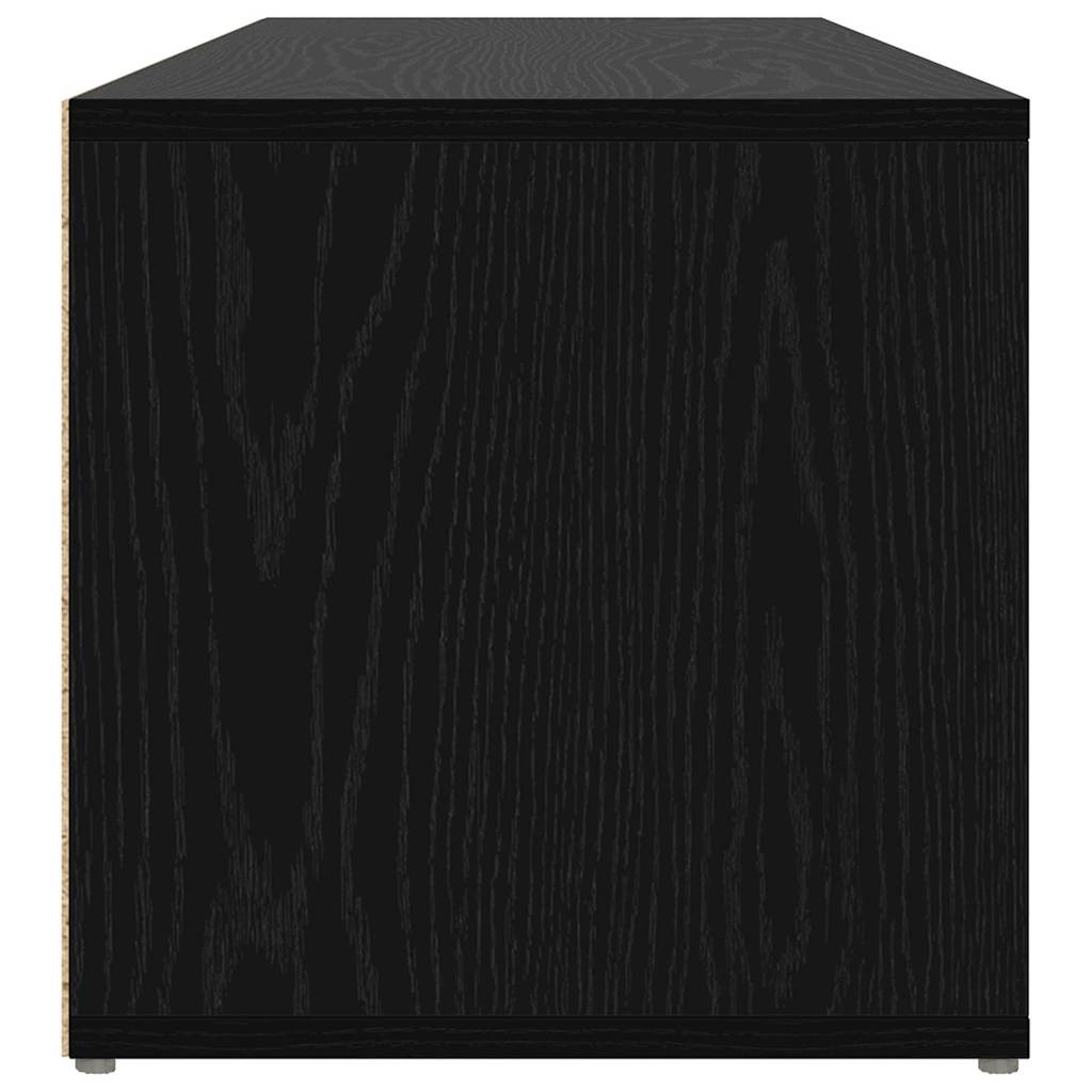 Banc à chaussures 102 x 35 x 35 cm Bois d'ingénierie Chêne noir - XIOS