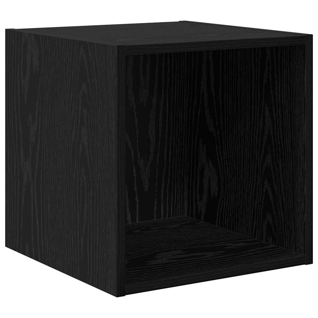 Meuble mural Montage mural 2 pc Chêne noir 37 x 37 x 37 cm - XIOS