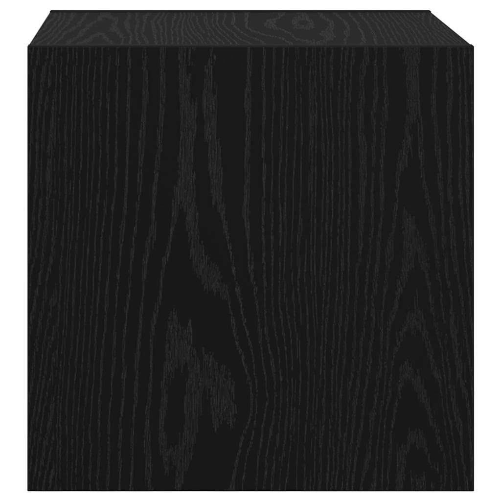 Meuble mural Montage mural 2 pc Chêne noir 37 x 37 x 37 cm - XIOS