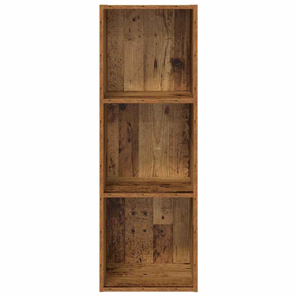 Ensemble meuble TV Montage mural Bois Ancien 37 x 37 x 107 cm - XIOS
