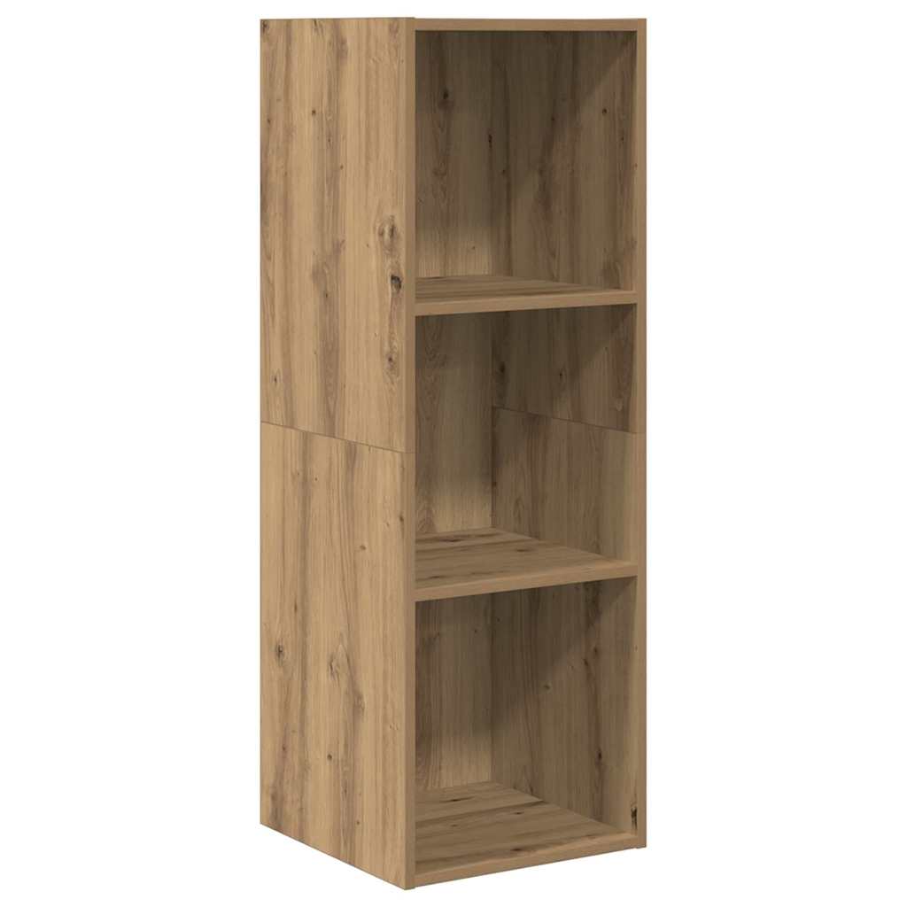 Cabinet TV chêne artisanal 37 x 37 x 107 cm Bois d'ingénierie - XIOS