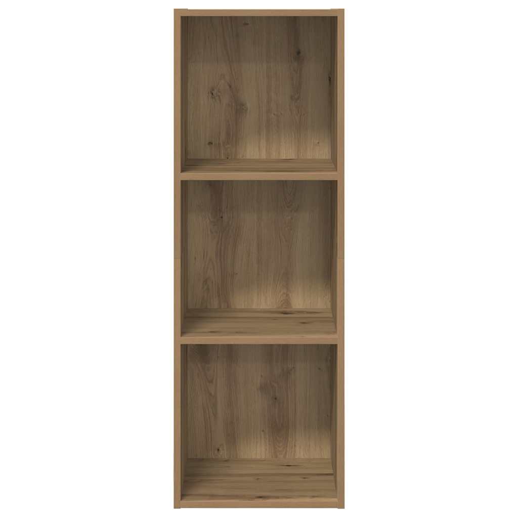 Cabinet TV chêne artisanal 37 x 37 x 107 cm Bois d'ingénierie - XIOS