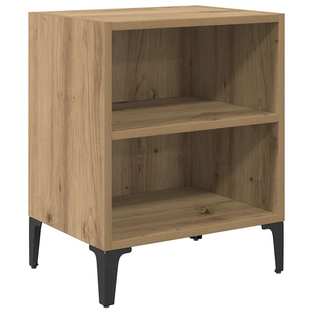 Cabinet de chevet 2 pc Chêne artisanal 40 x 30 x 50 cm - XIOS