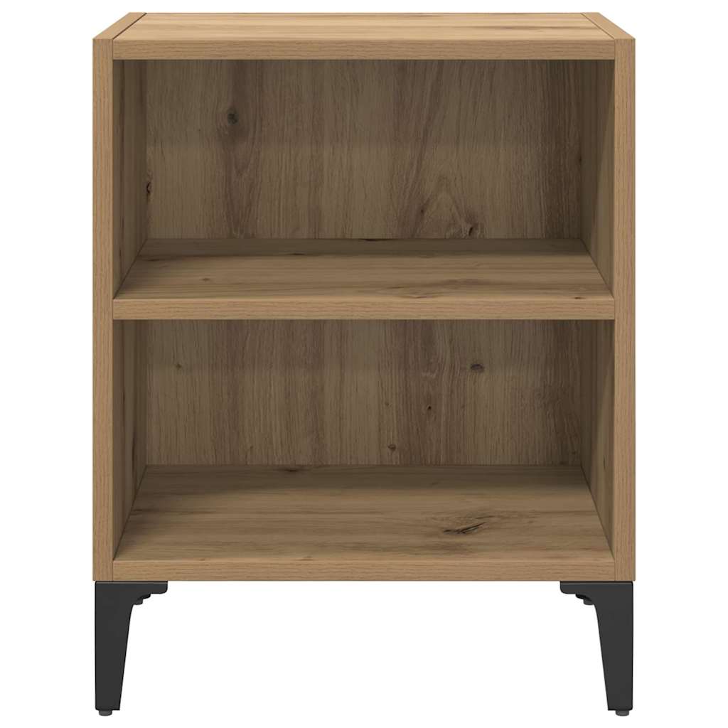 Cabinet de chevet 2 pc Chêne artisanal 40 x 30 x 50 cm - XIOS