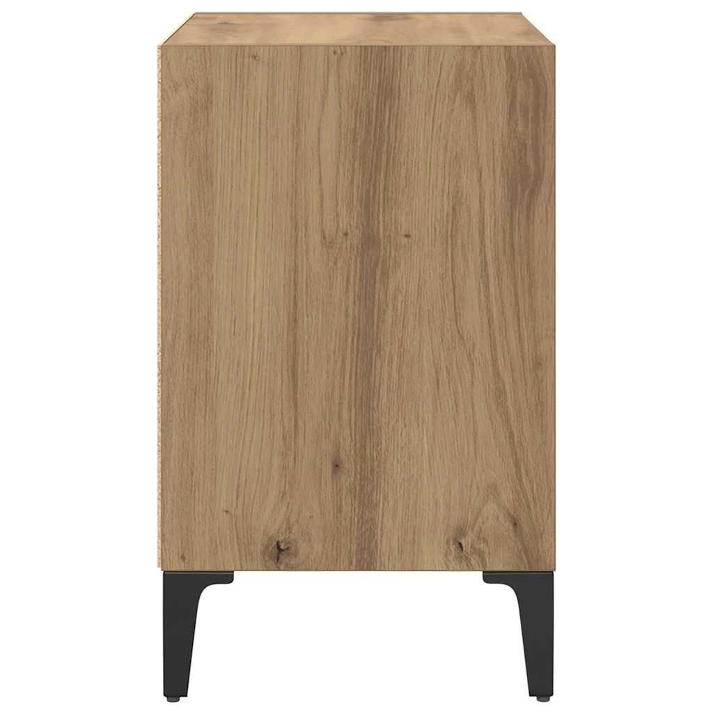 Cabinet de chevet 2 pc Chêne artisanal 40 x 30 x 50 cm - XIOS