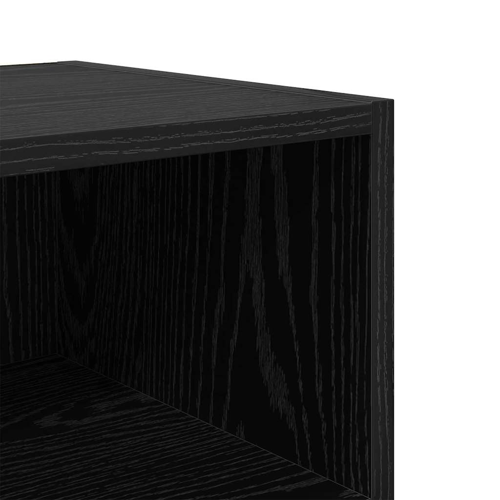 Cabinet de chevet Chêne noir 40 x 30 x 50 cm Bois d'ingénierie - XIOS