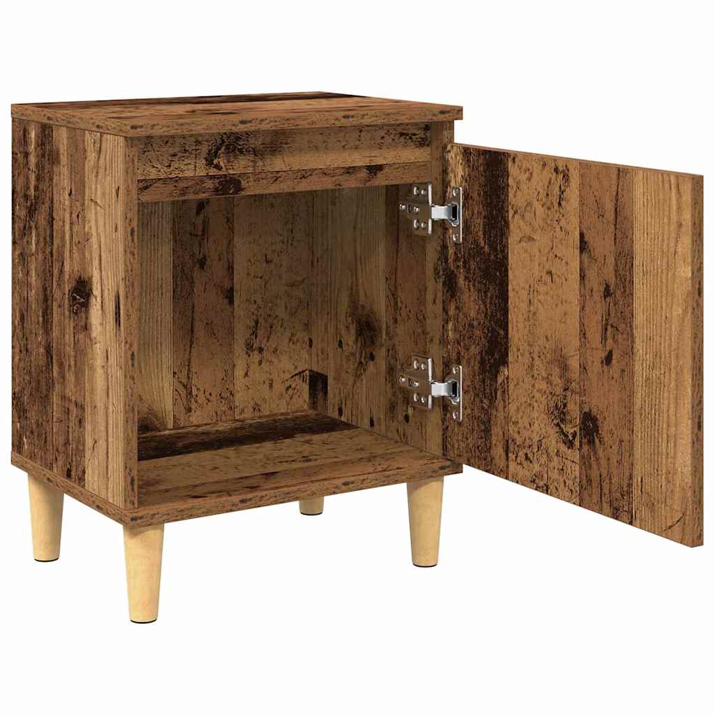 Cabinet de chevet Bois ancien 40 x 30 x 50 cm Bois d'ingénierie - XIOS