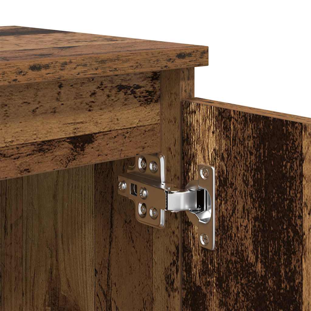 Cabinet de chevet Bois ancien 40 x 30 x 50 cm Bois d'ingénierie - XIOS