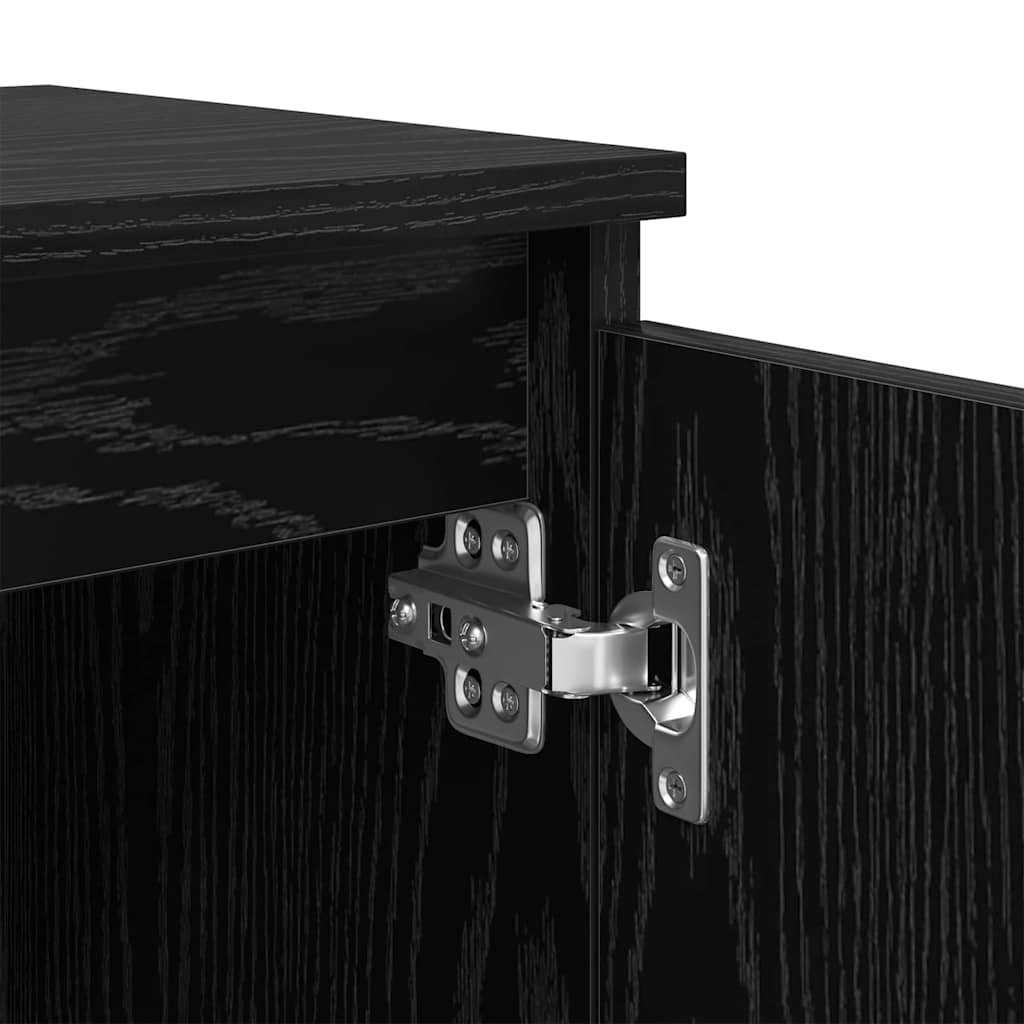 Cabinet de chevet Chêne noir 40 x 30 x 50 cm Bois d'ingénierie - XIOS