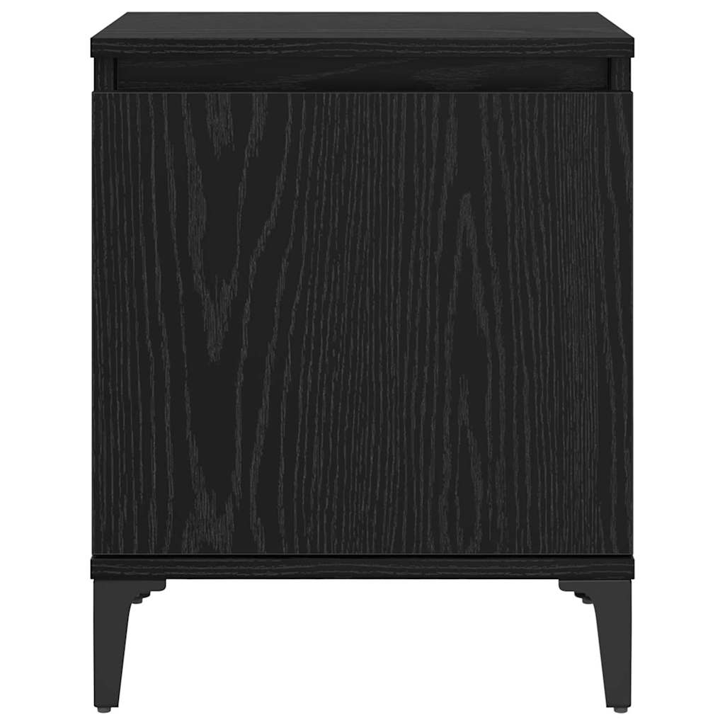 Cabinet de chevet Chêne noir 40 x 30 x 50 cm Bois d'ingénierie - XIOS