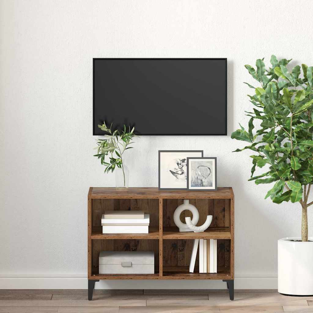Meuble TV Marron 69.5 x 30 x 50 cm Bois d'ingénierie - XIOS