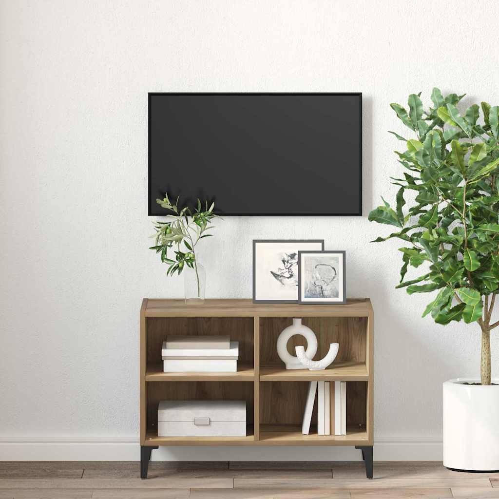 Meuble TV Marron 69.5 x 30 x 50 cm Bois d'ingénierie - XIOS