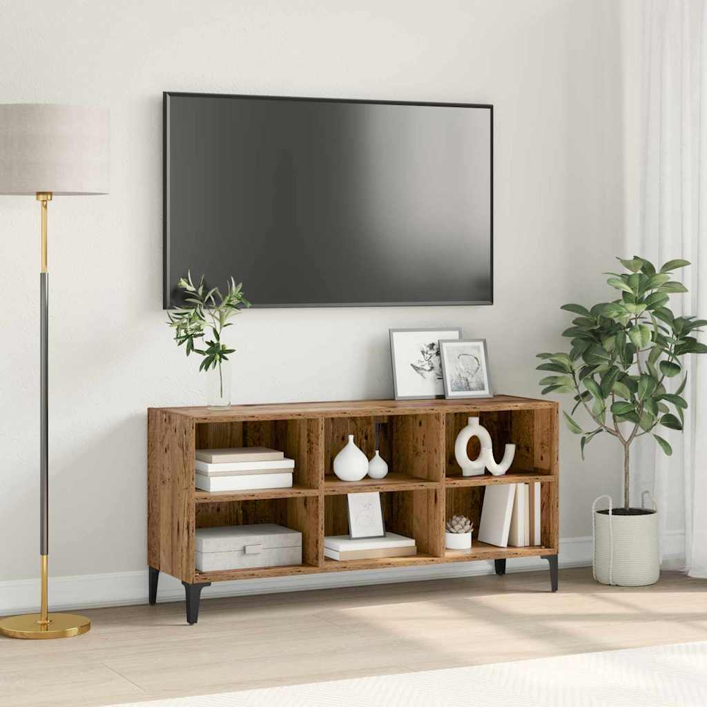 Ensemble meuble TV Marron 103,5 x 30 x 50 cm Bois d’ingénierie - XIOS