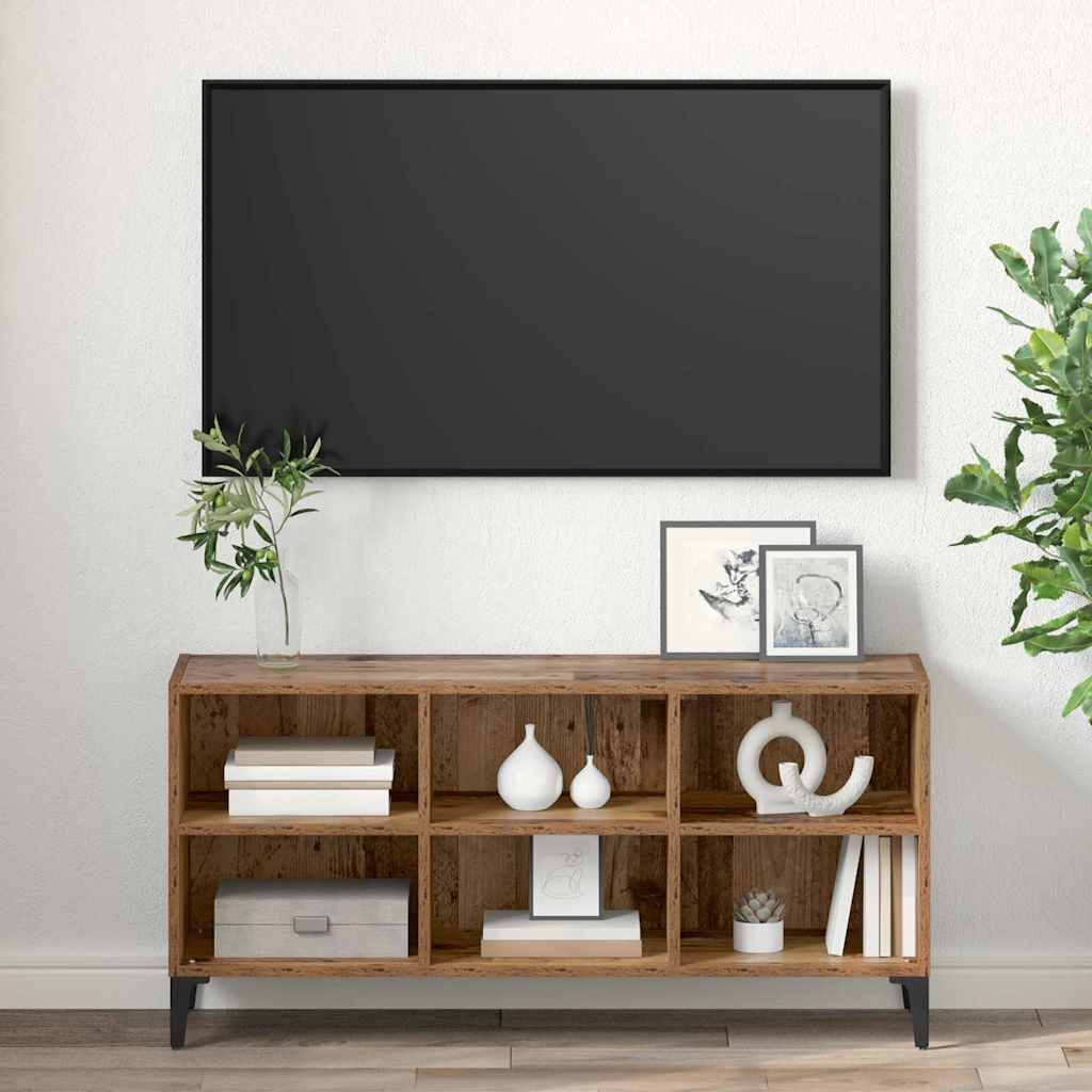 Ensemble meuble TV Marron 103,5 x 30 x 50 cm Bois d’ingénierie - XIOS