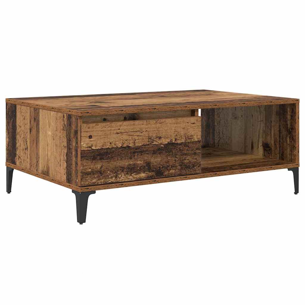 Table basse Bois ancien 90 x 60 x 35 cm Bois d'ingénierie - XIOS