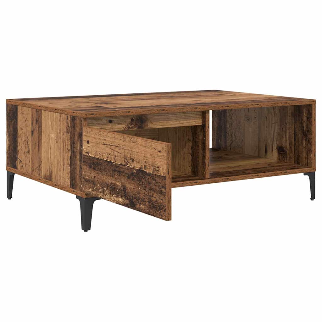 Table basse Bois ancien 90 x 60 x 35 cm Bois d'ingénierie - XIOS