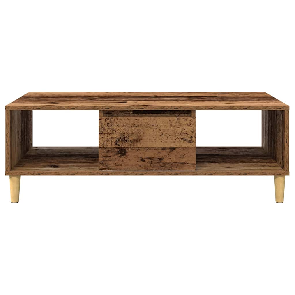 Table basse Bois ancien 103,5 x 60 x 35 cm Bois d'ingénierie - XIOS