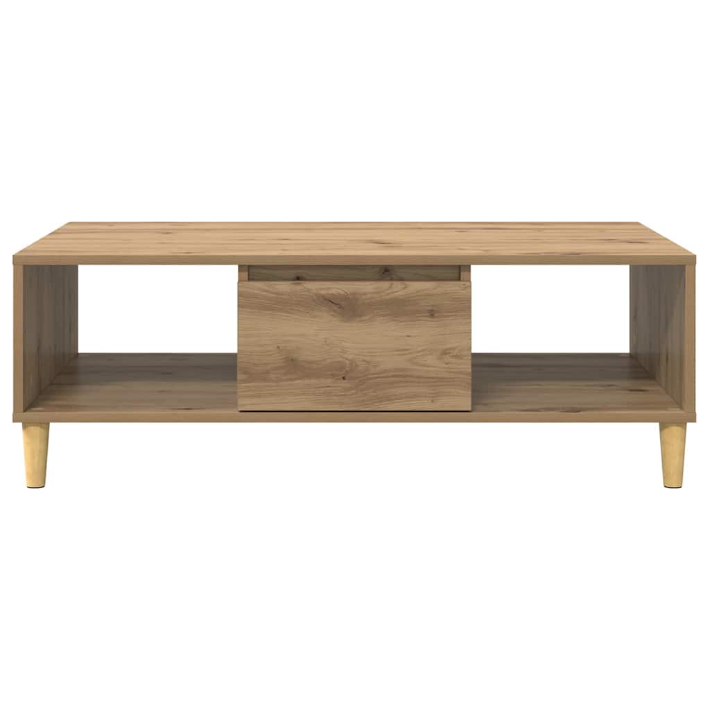 Table basse chêne artisanal 103,5 x 60 x 35 cm - XIOS