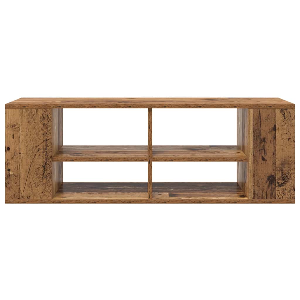 Meuble TV mural Bois ancien 102 x 35 x 35 cm Bois d'ingénierie - XIOS